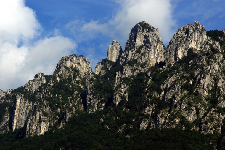 Denti della Vecchia, da Cimadera