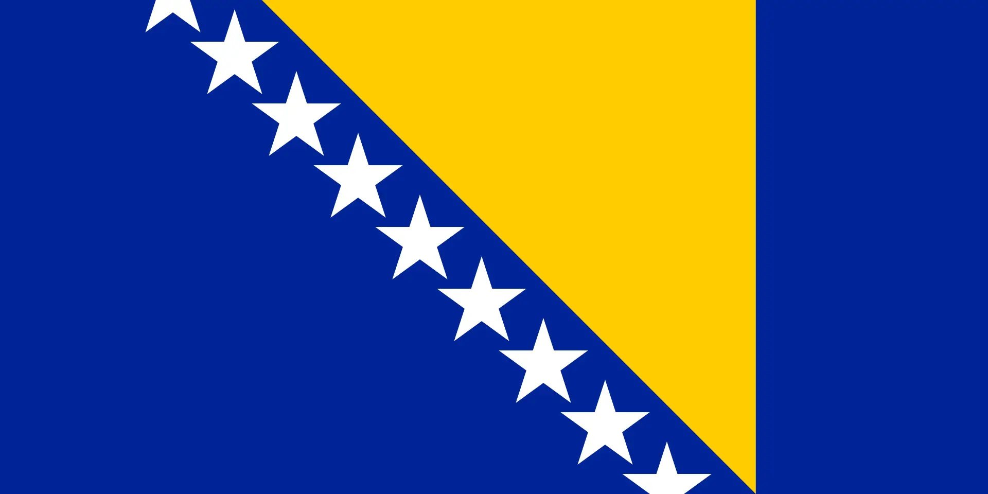 bandiera della Bosnia ed Erzegovina