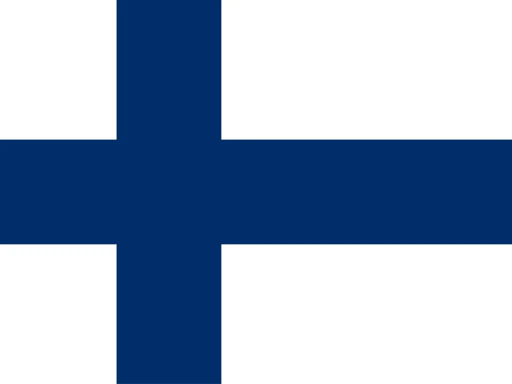 bandiera della Finlandia
