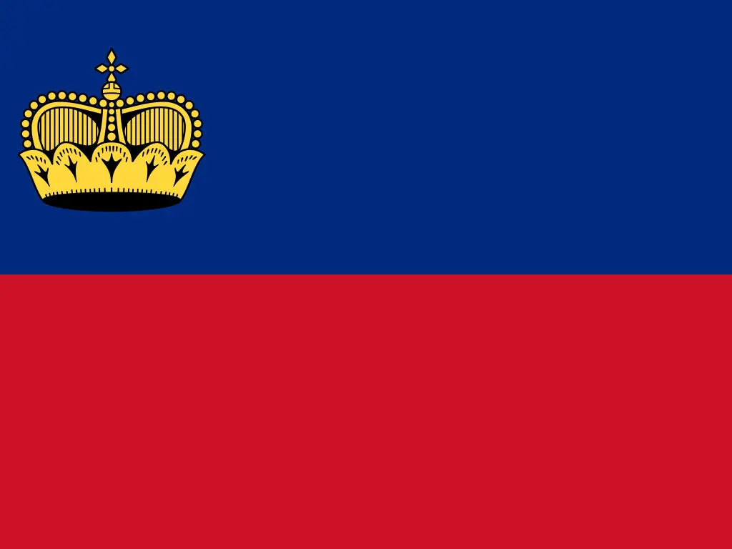 bandiera del Liechtenstein