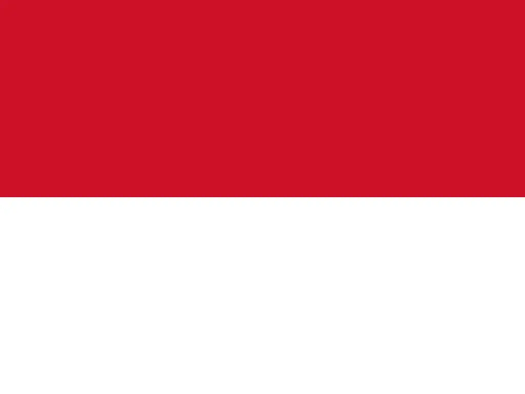 bandiera del Principato di Monaco