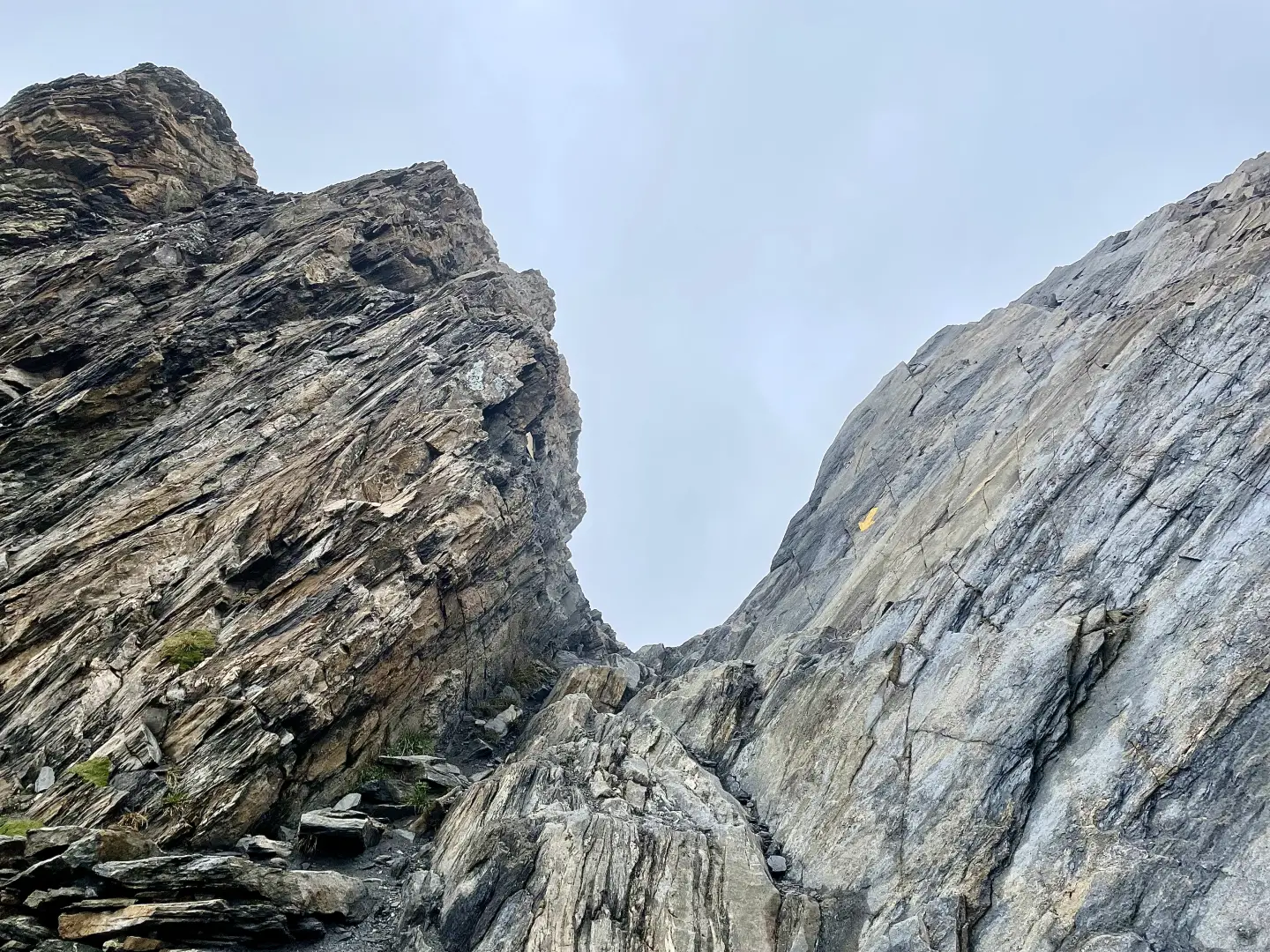 Col de Malatra, dal parcheggio di Crévacol