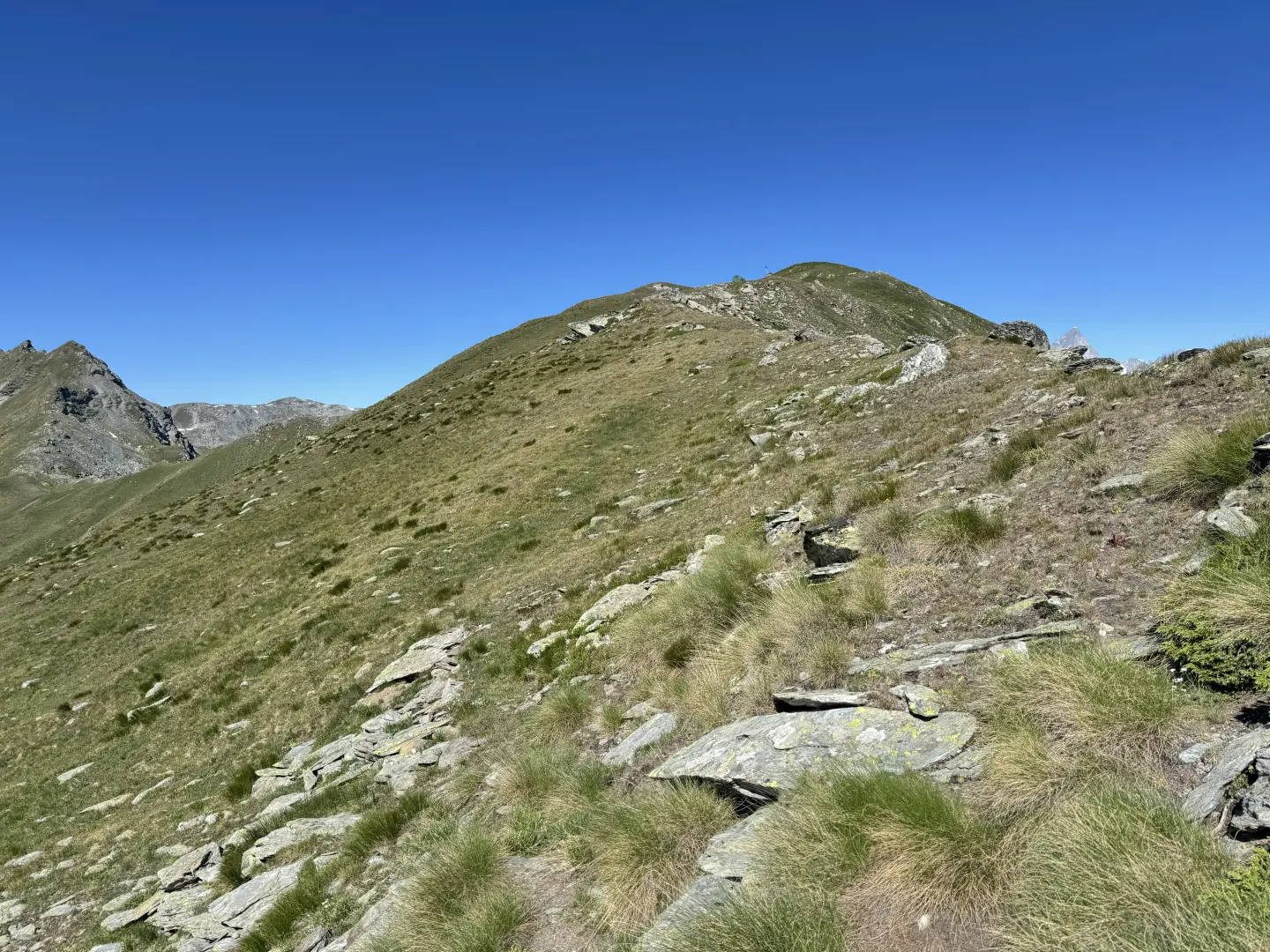 Mont Labiez, dal parcheggio di Mendey