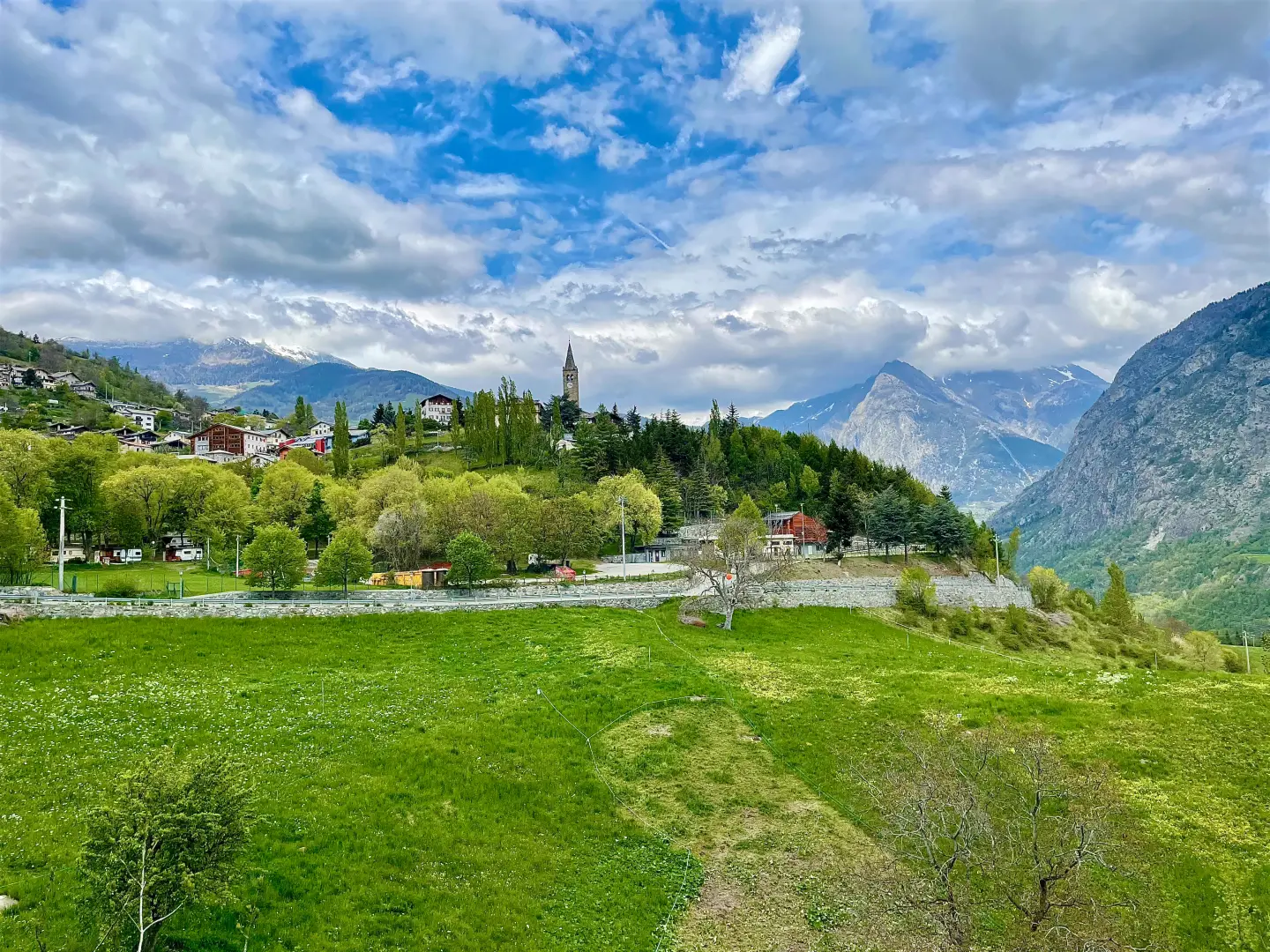 Gignod, veduta panoramica