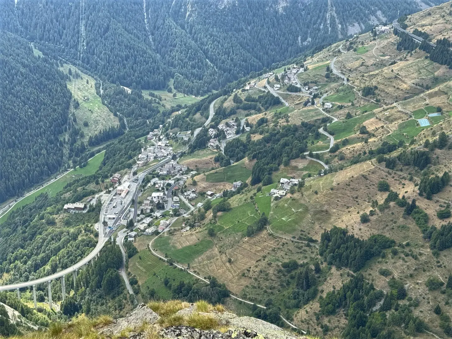 Saint-Rhémy-en-Bosses, veduta aerea