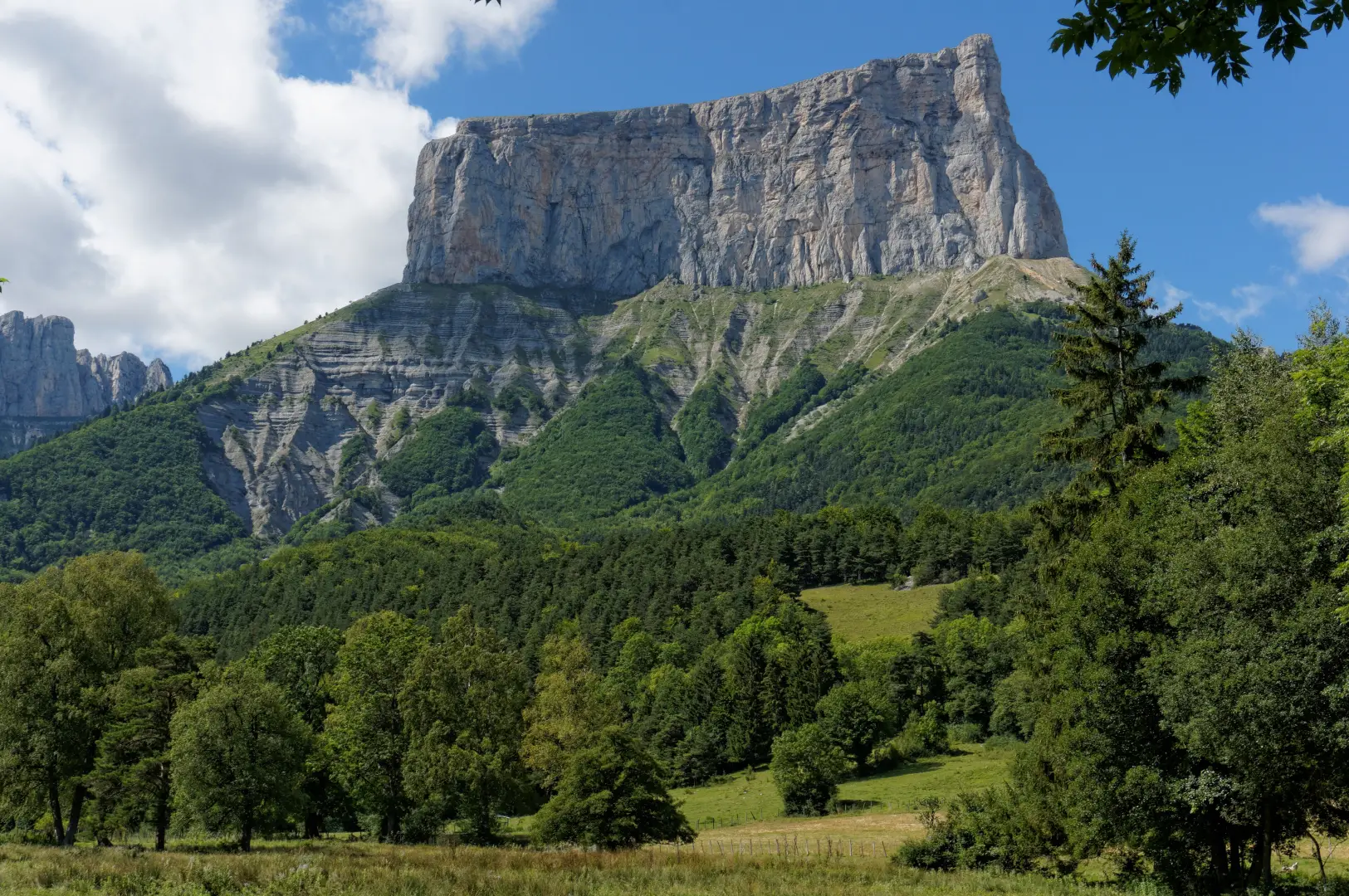 Mont Aiguille, visto da Rhutière